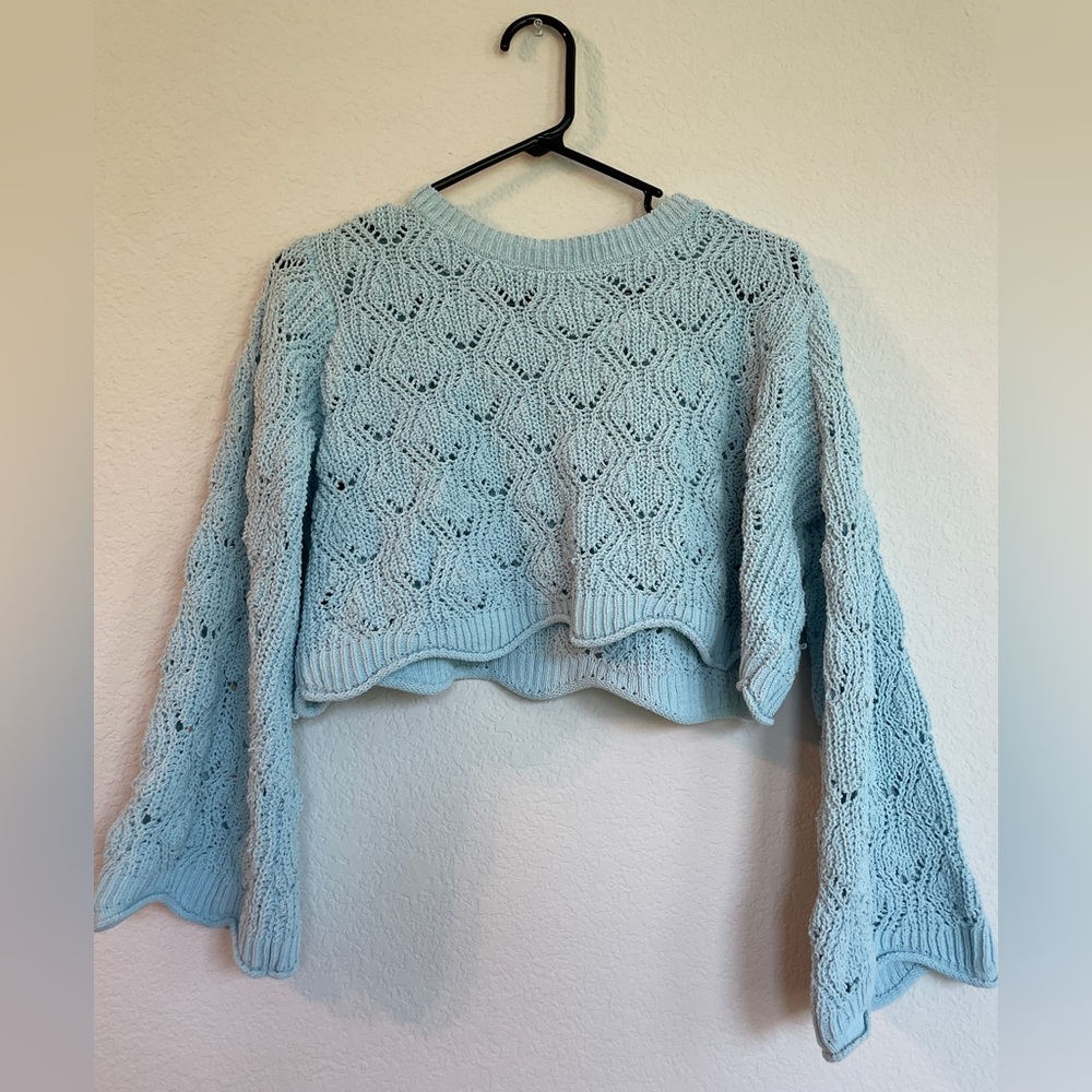 Francesca’s crochet sweater